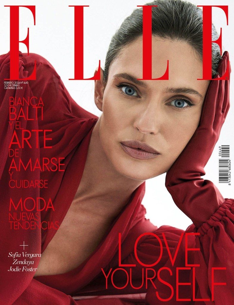 Elle Spain February 2024 : Bianca Balti by Rocio Ramos