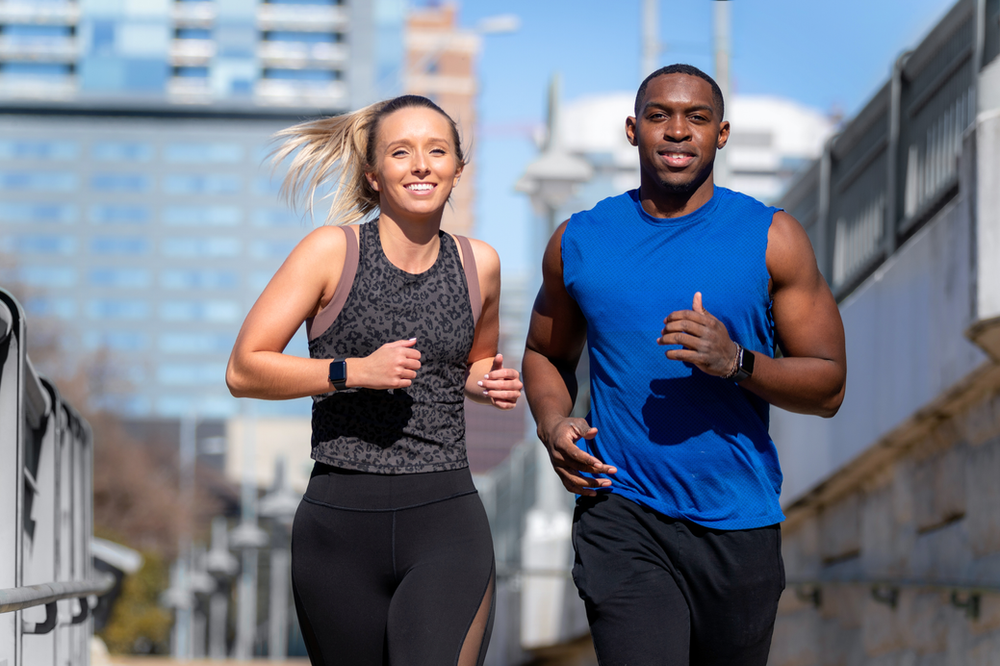 running in the heat