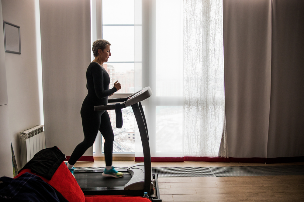 runner on a Proform Carbon T10 treadmill
