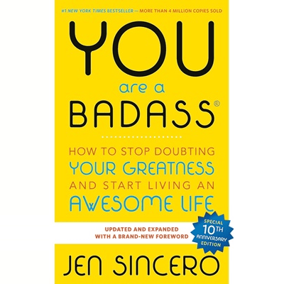 The cover of the book by Jen Sincero,