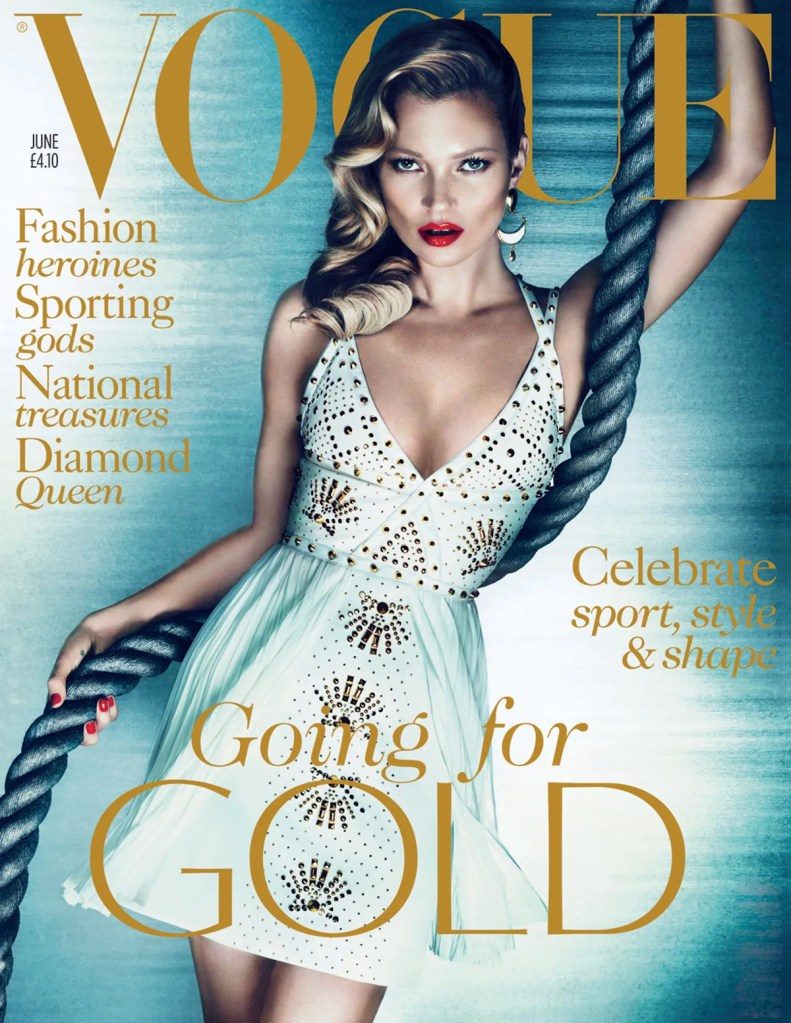 15 Times Kate Moss Rocked the Cover of British Vogue