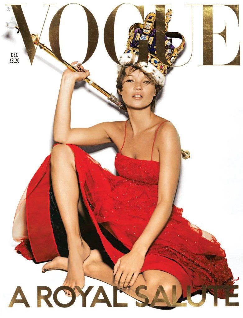 15 Times Kate Moss Rocked the Cover of British Vogue