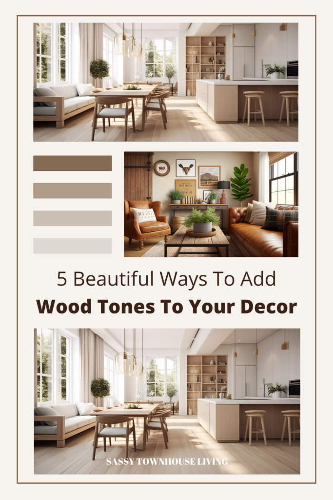 5 Beautiful Ways To Add Wood Tones To Your Decor - Sassy Townhouse Living