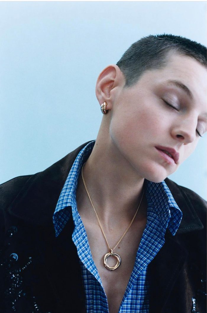 Emma Corrin Cartier Trinity in HTSI