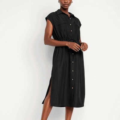 Frugal Friday’s Workwear Report: Utility Midi Shirtdress