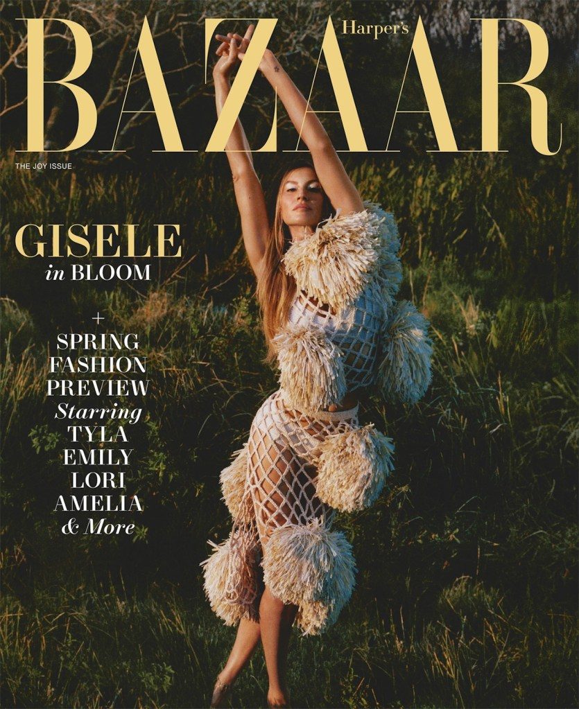 US Harper’s Bazaar February 2024 : Gisele Bündchen by Luis Alberto Rodriguez