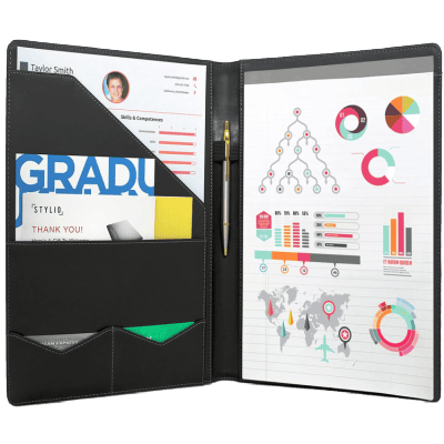 resume folder padfolio Amazon