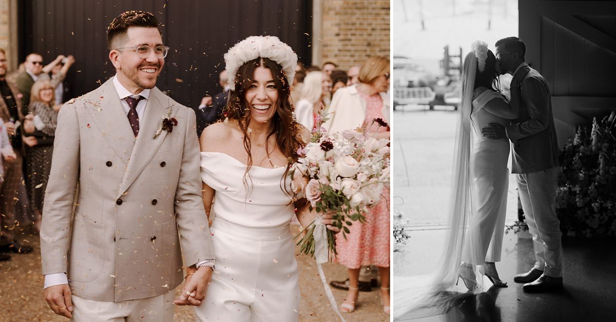 Who What Wear Weddings: Kate and Terry Lucy’s Fun, Unique London Wedding