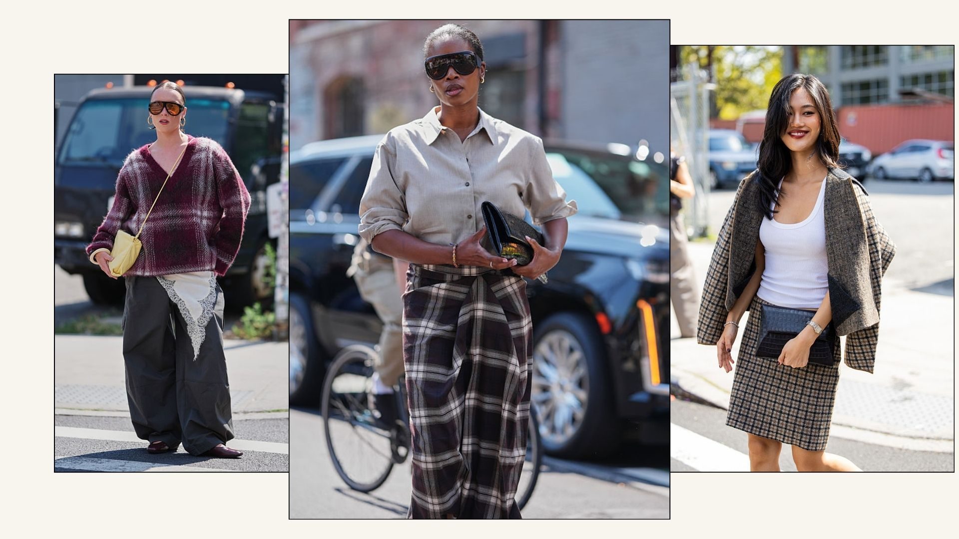 The Best COS Checked Styles Took Over New York Fashion Week