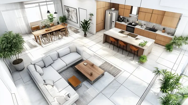 10 Stylish Modern Decorating Ideas Including Open Floor Plans