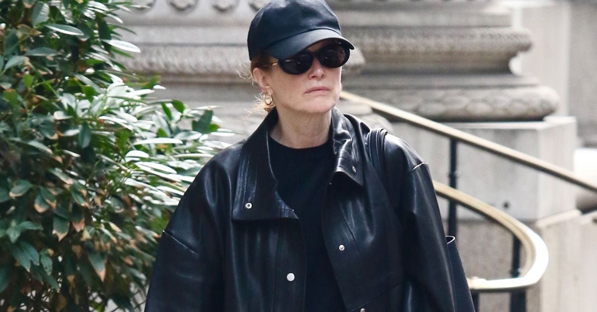 The Denim Color Celebs in Their 60s Wear With White Sneakers