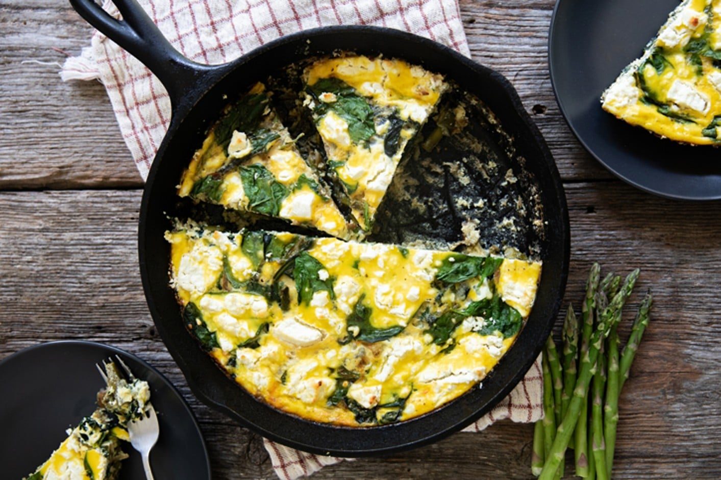Asparagus and Goat Cheese Frittata Recipe: Simple Delicious
