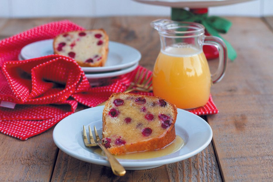 Aunt Shelly’s Fresh Cranberry Cake with Hot Butter Sauce Recipe